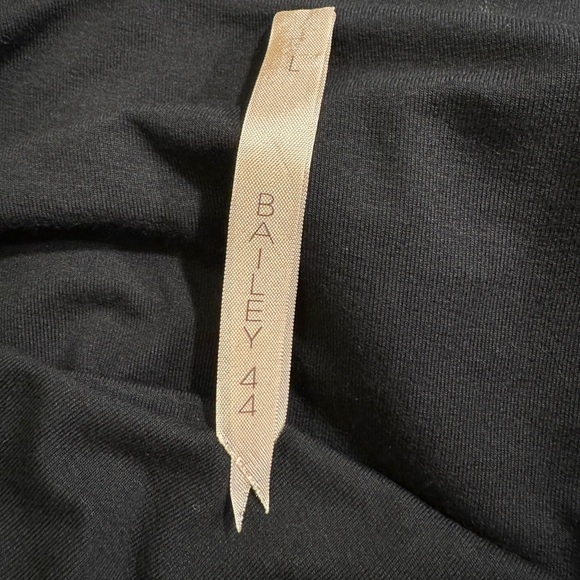 BAILEY 44 Black Silk Romantic Puff Sleeves size L - Picture 9 of 11